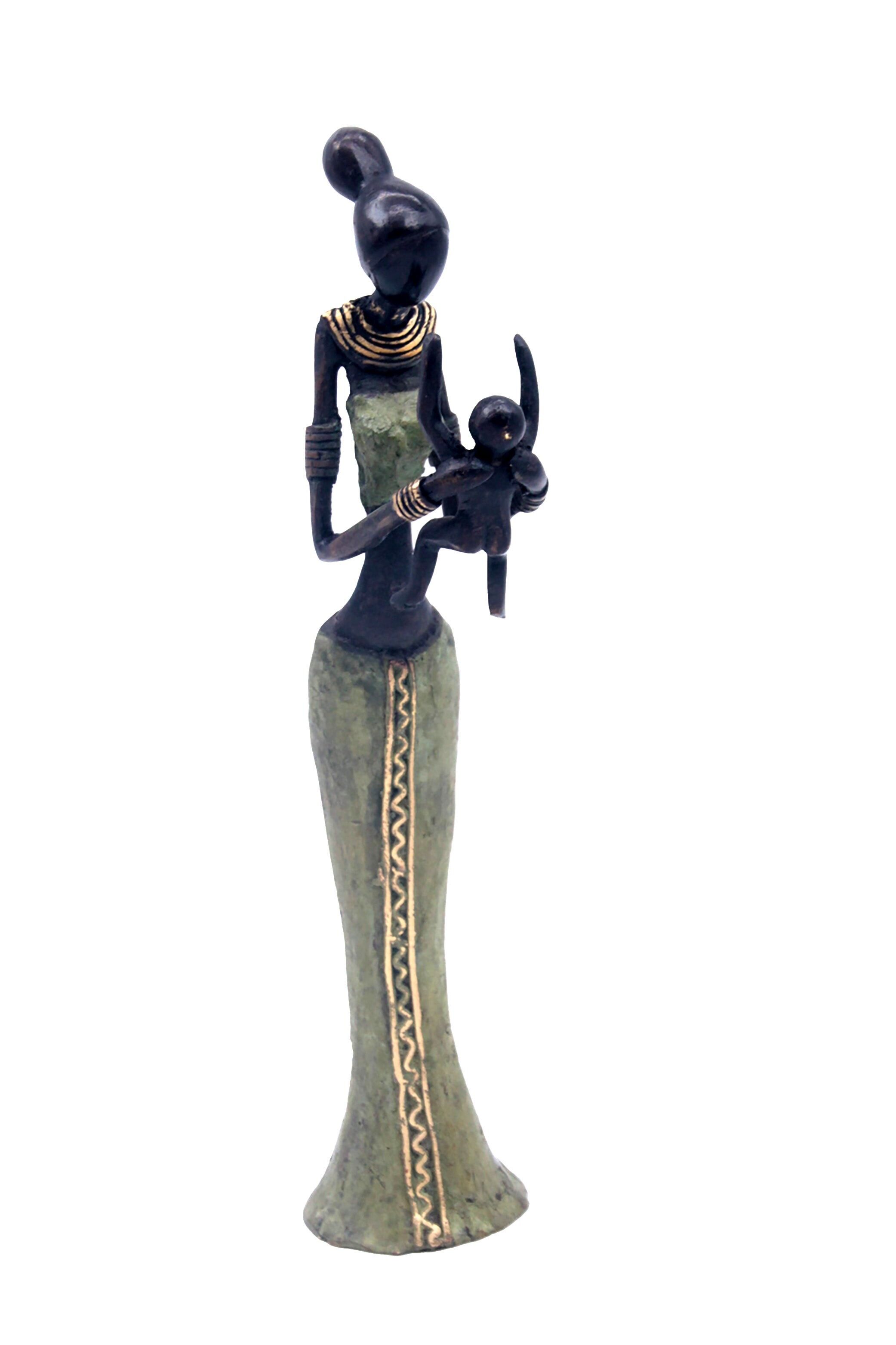 Bronce Mohamadi Dermé 30 cm verde n°7