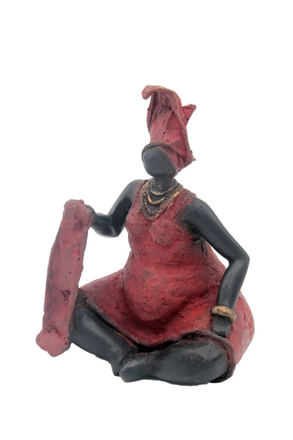 Bronzo Big Mama 15 cm rosso n°1