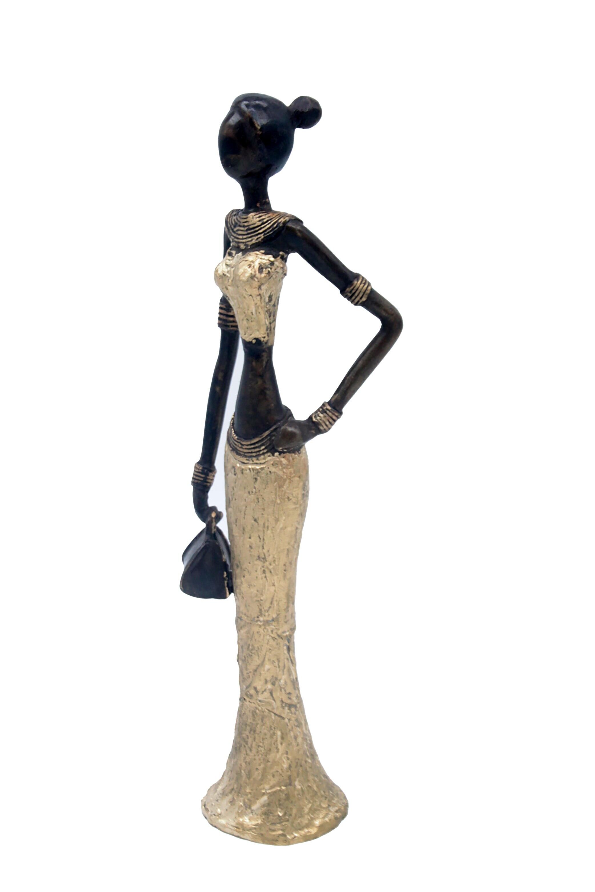 Bronzo Mohamadi Dermé 30 cm dorato n°5