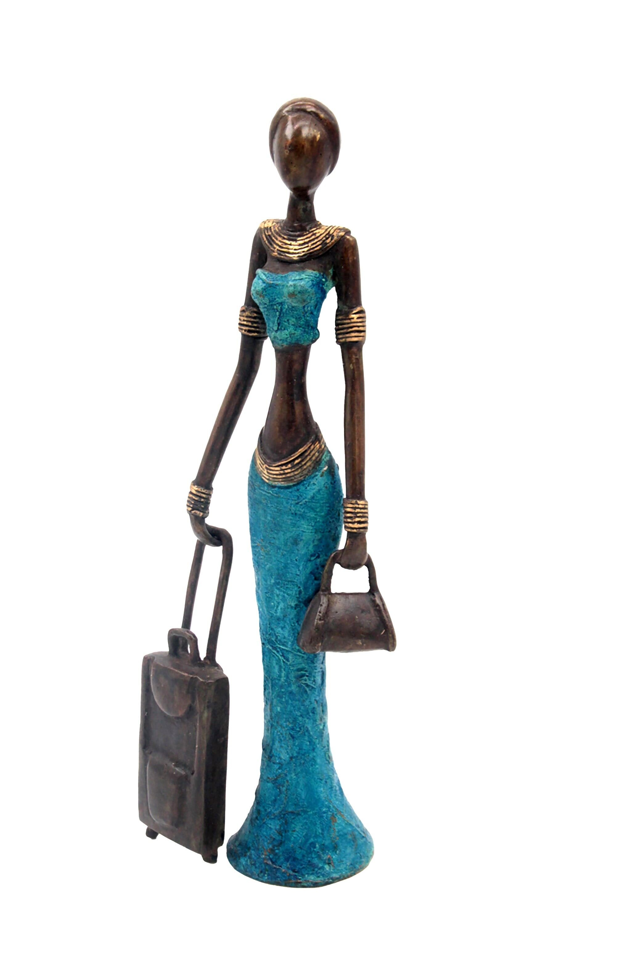 Bronzo Mohamadi Dermé 30 cm blu n°3