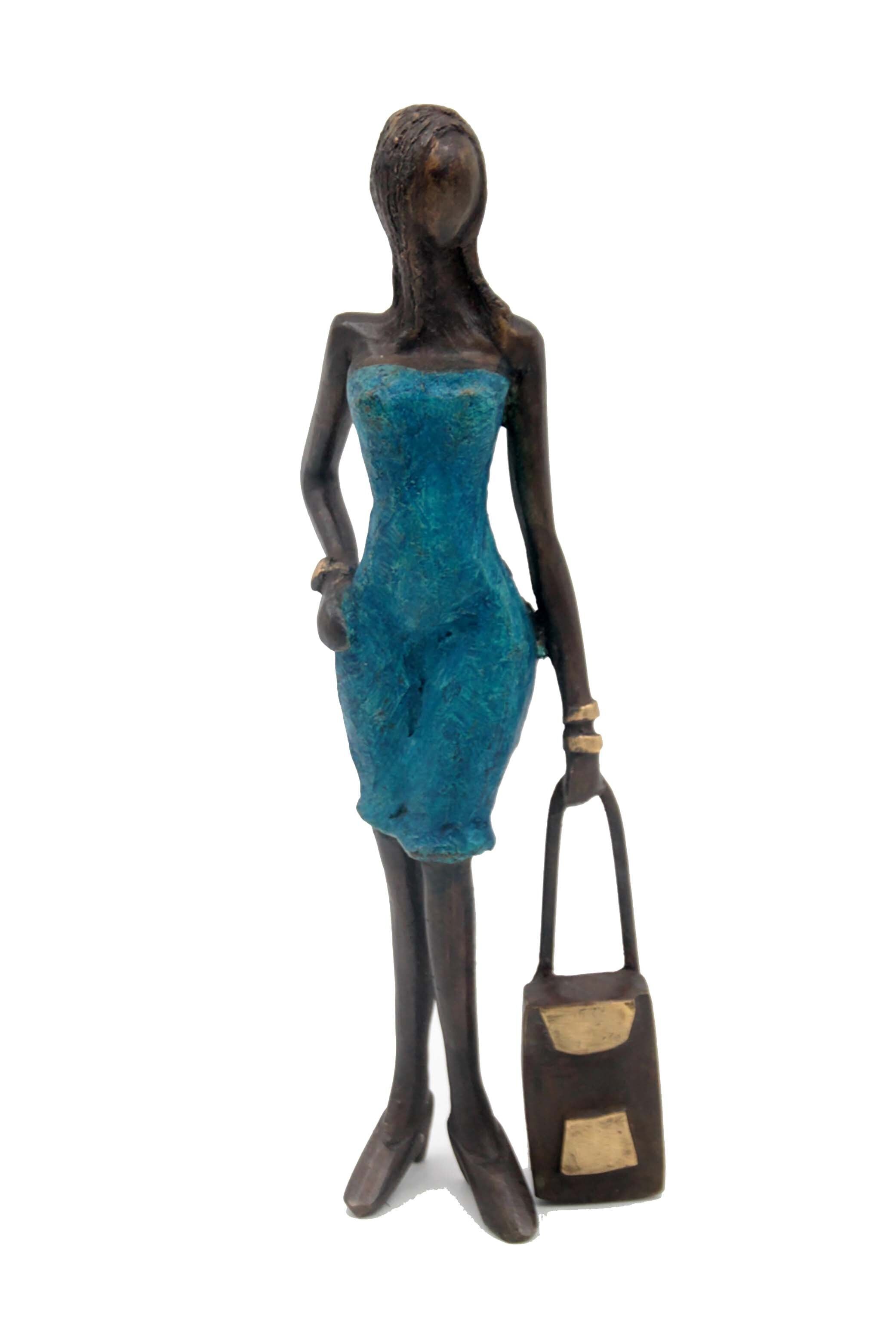 Bronzo 30 cm blu n°5