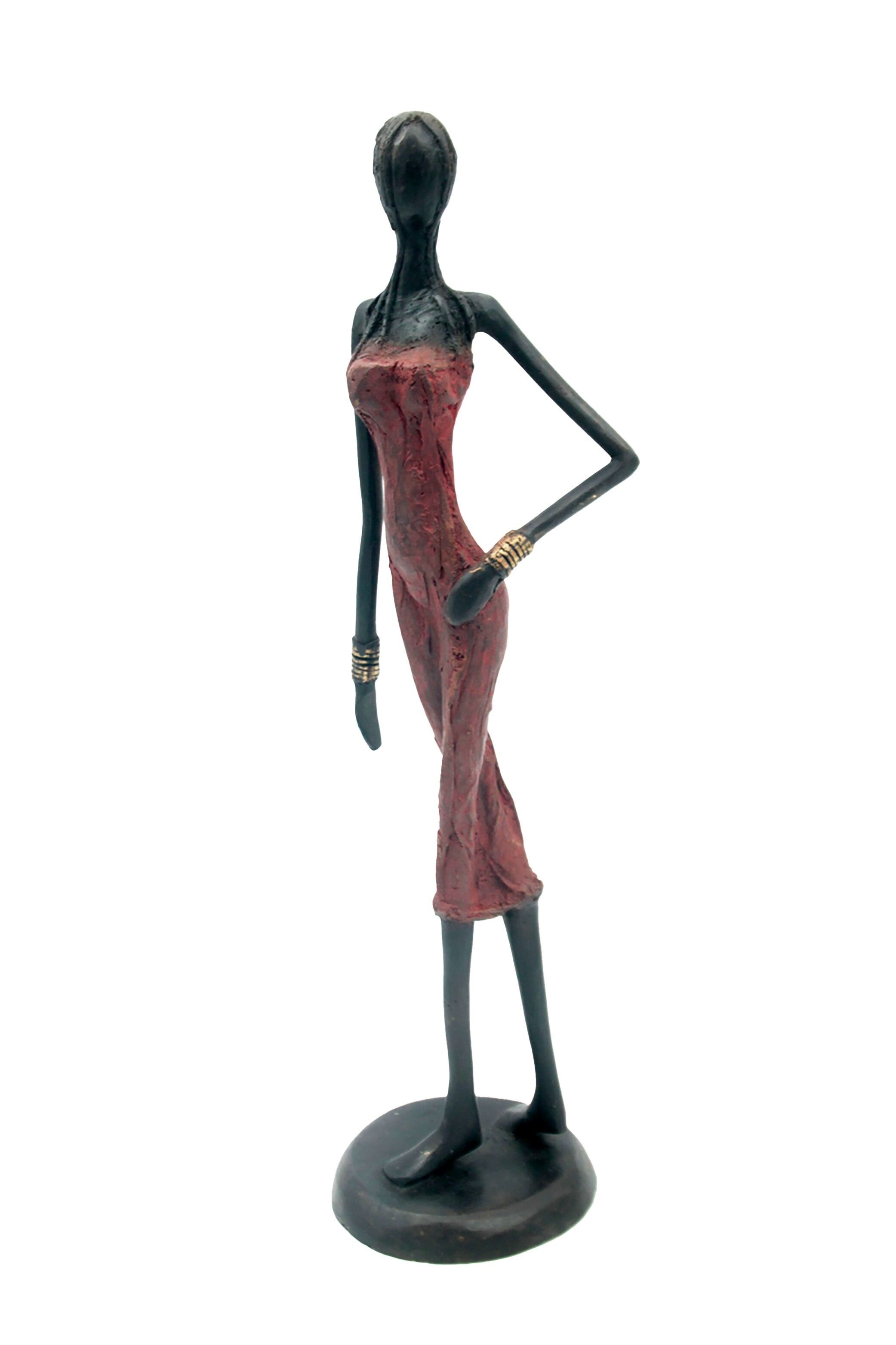 Bronzo 40 cm rosso n°1