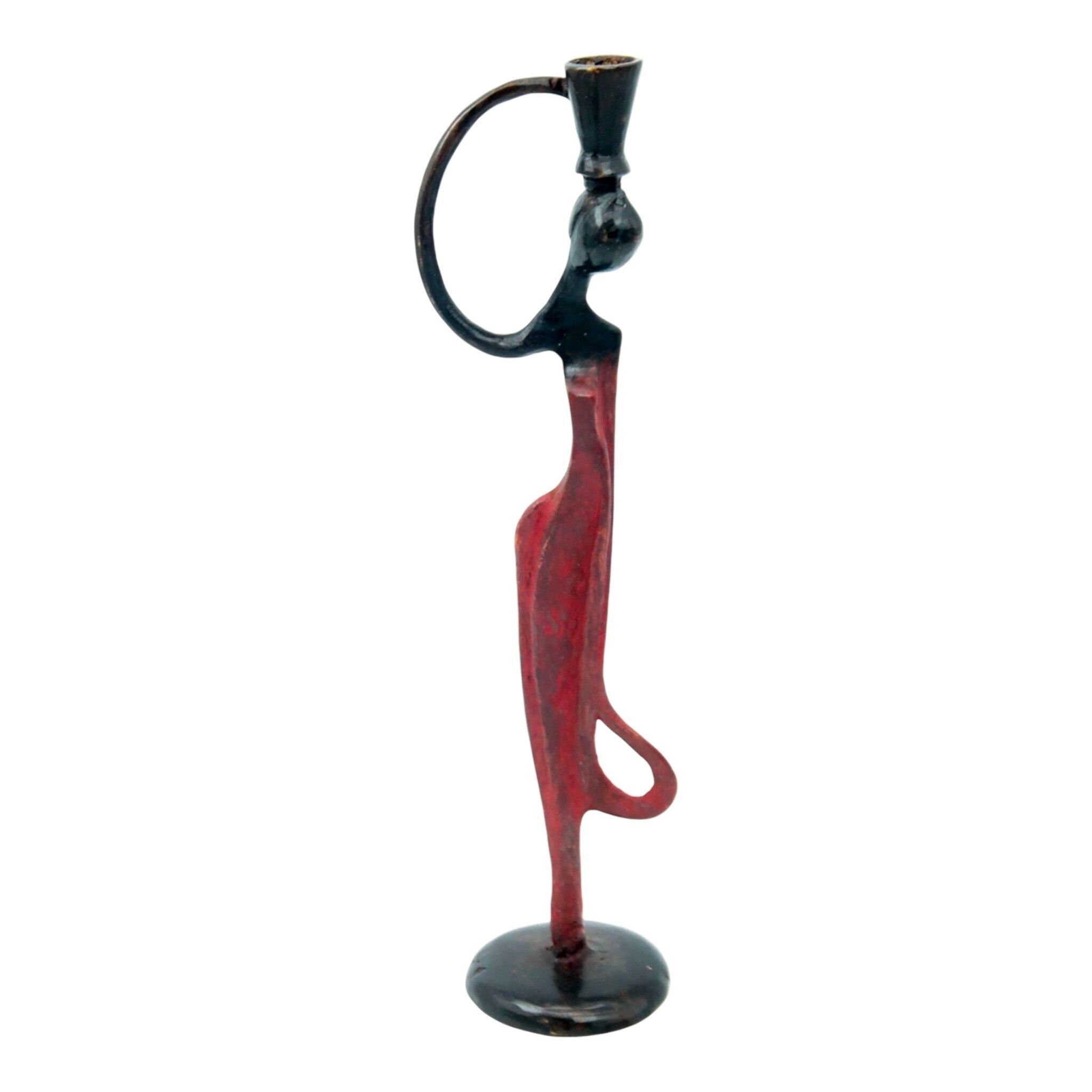Abdoulaye bronzo 25 cm rosso n°1