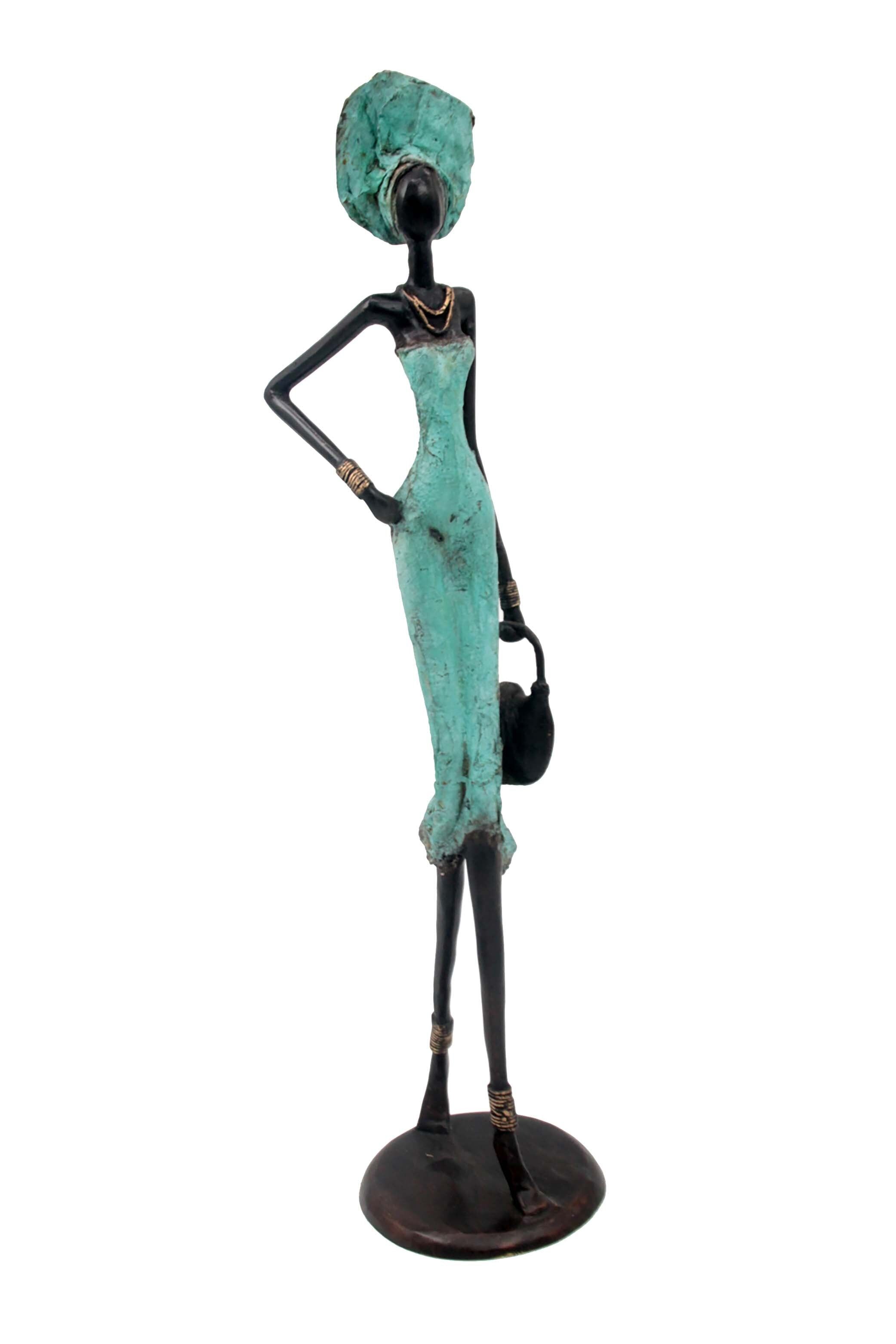 Bronzo 55 cm turchese n°6