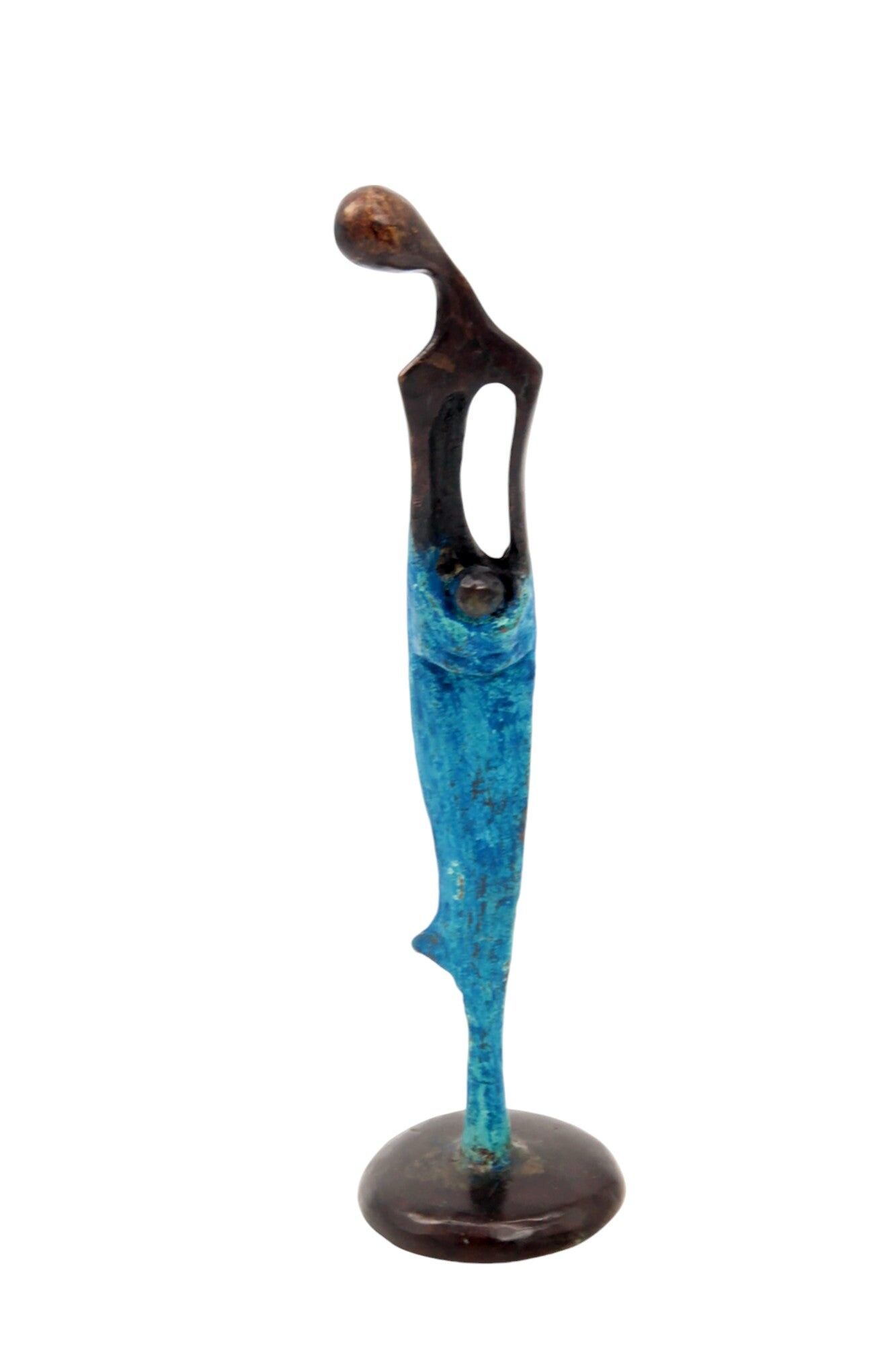 Abdoulaye bronzo 25 cm blu n°4