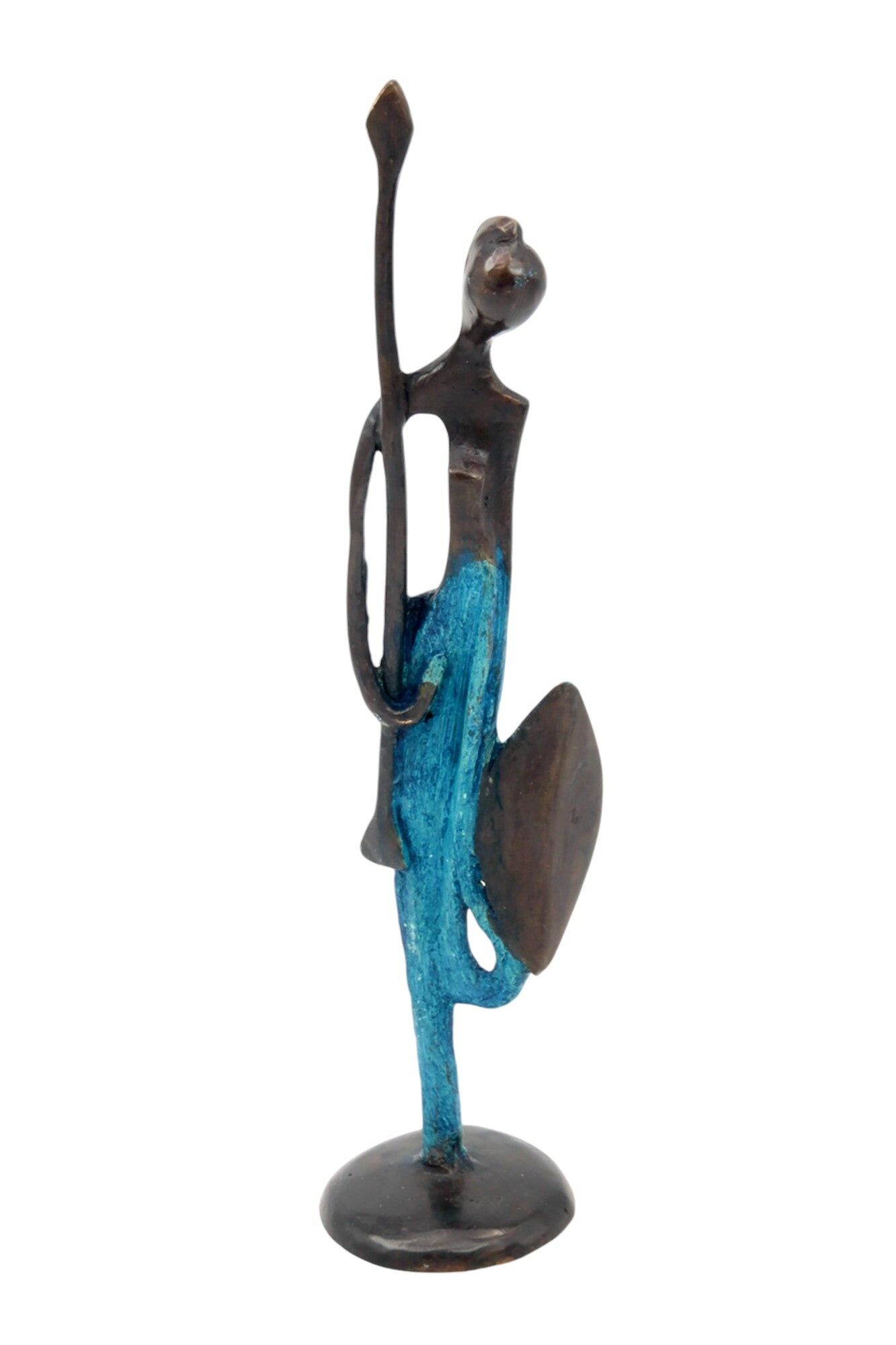 Abdoulaye bronzo 25 cm blu n°5