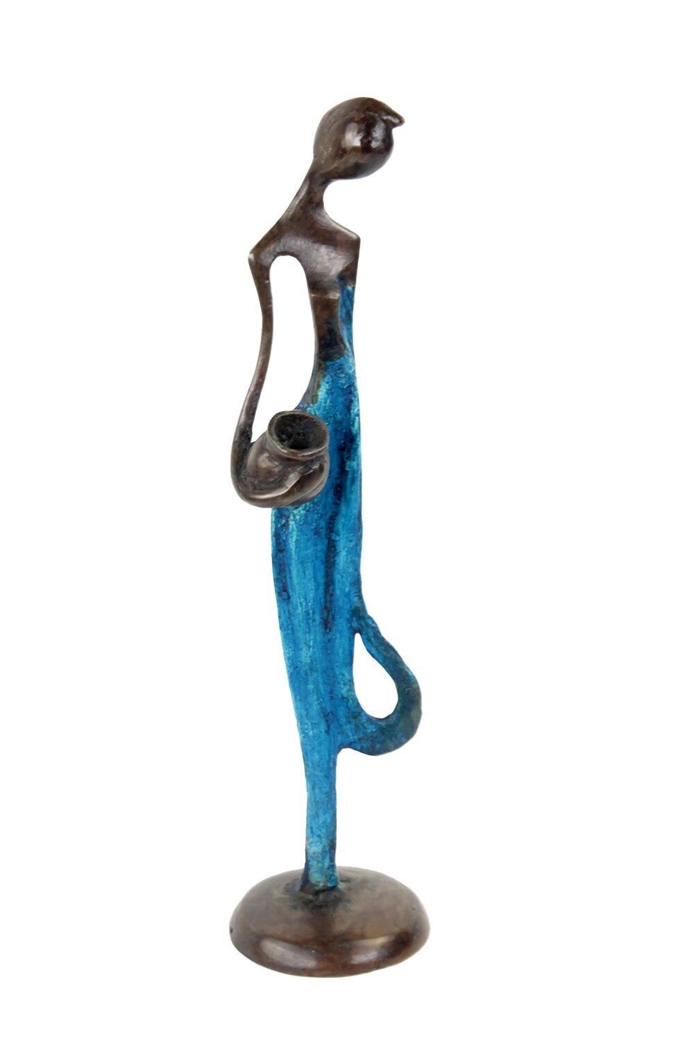 Abdoulaye bronzo 25 cm blu n°7