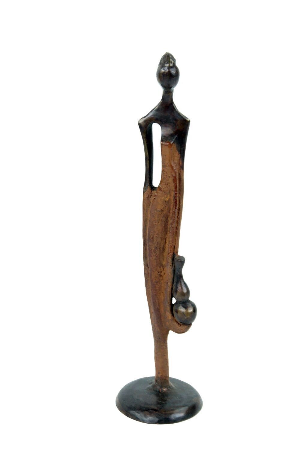 Abdoulaye bronzo 25 cm marrone n°3