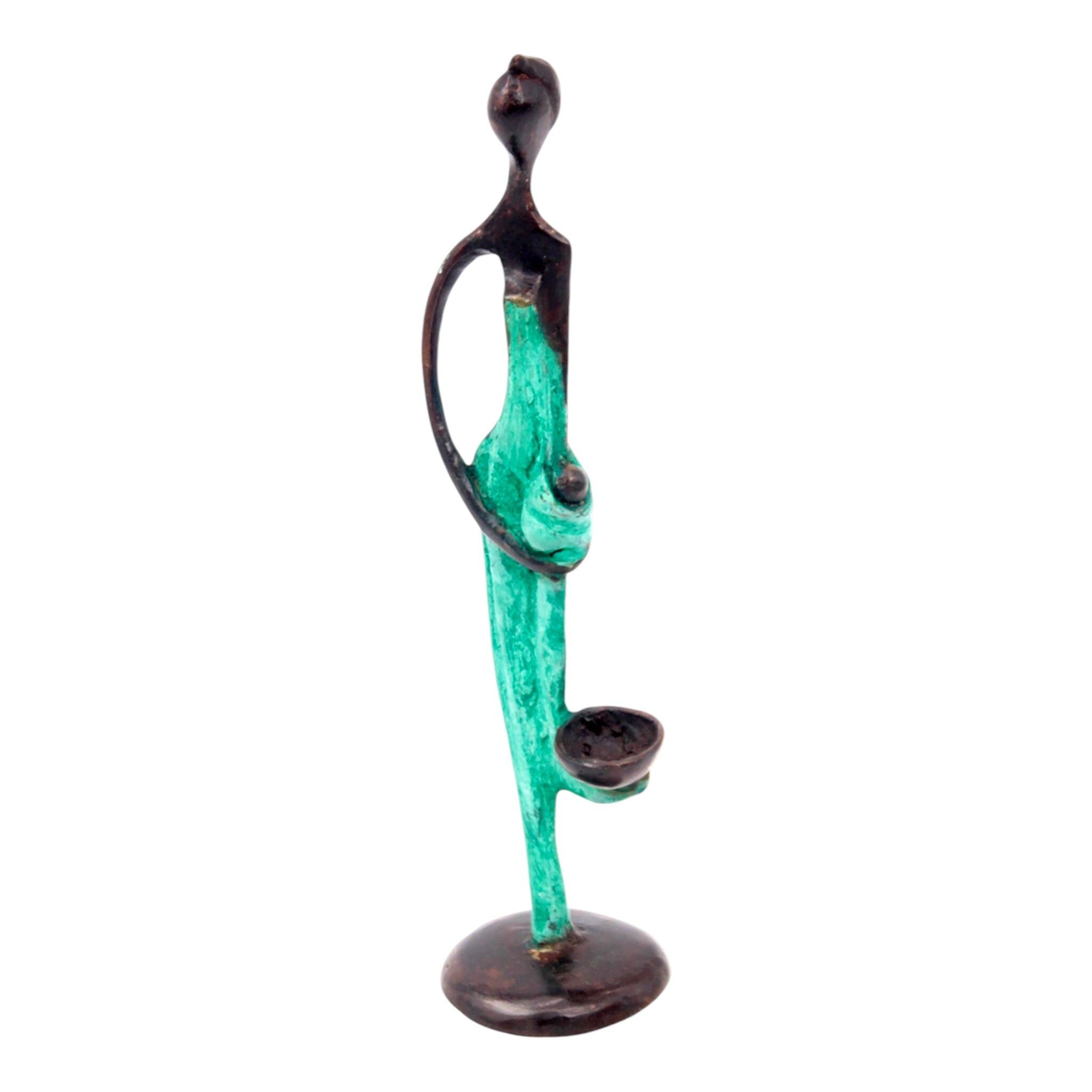 Abdoulaye bronzo 25 cm verde n°1