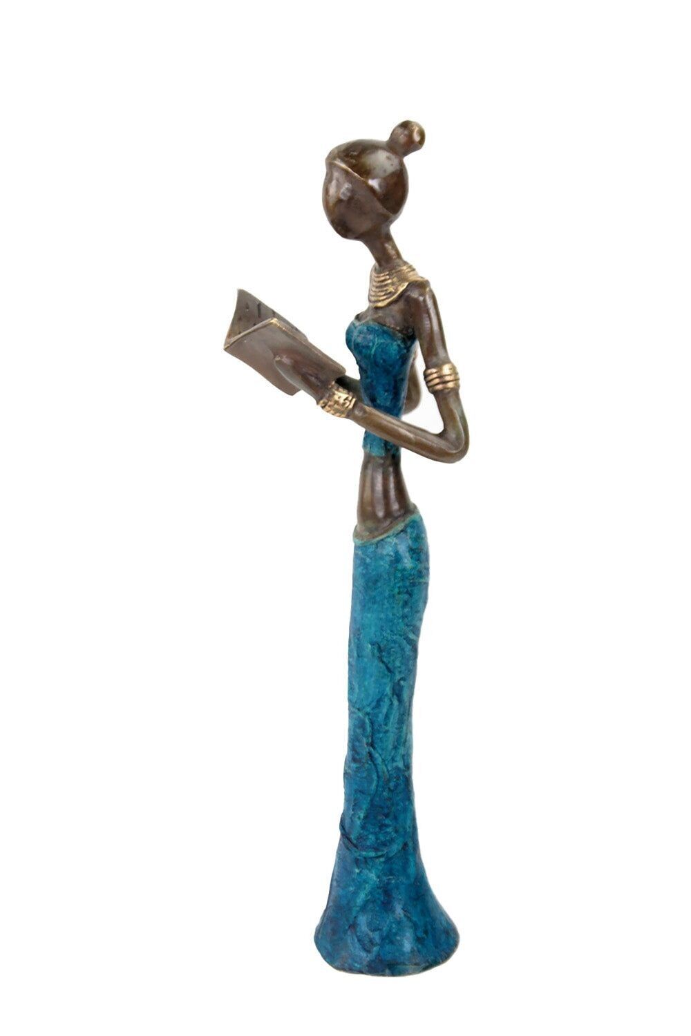 Bronzo Mohamadi Dermé 30 cm blu n°4