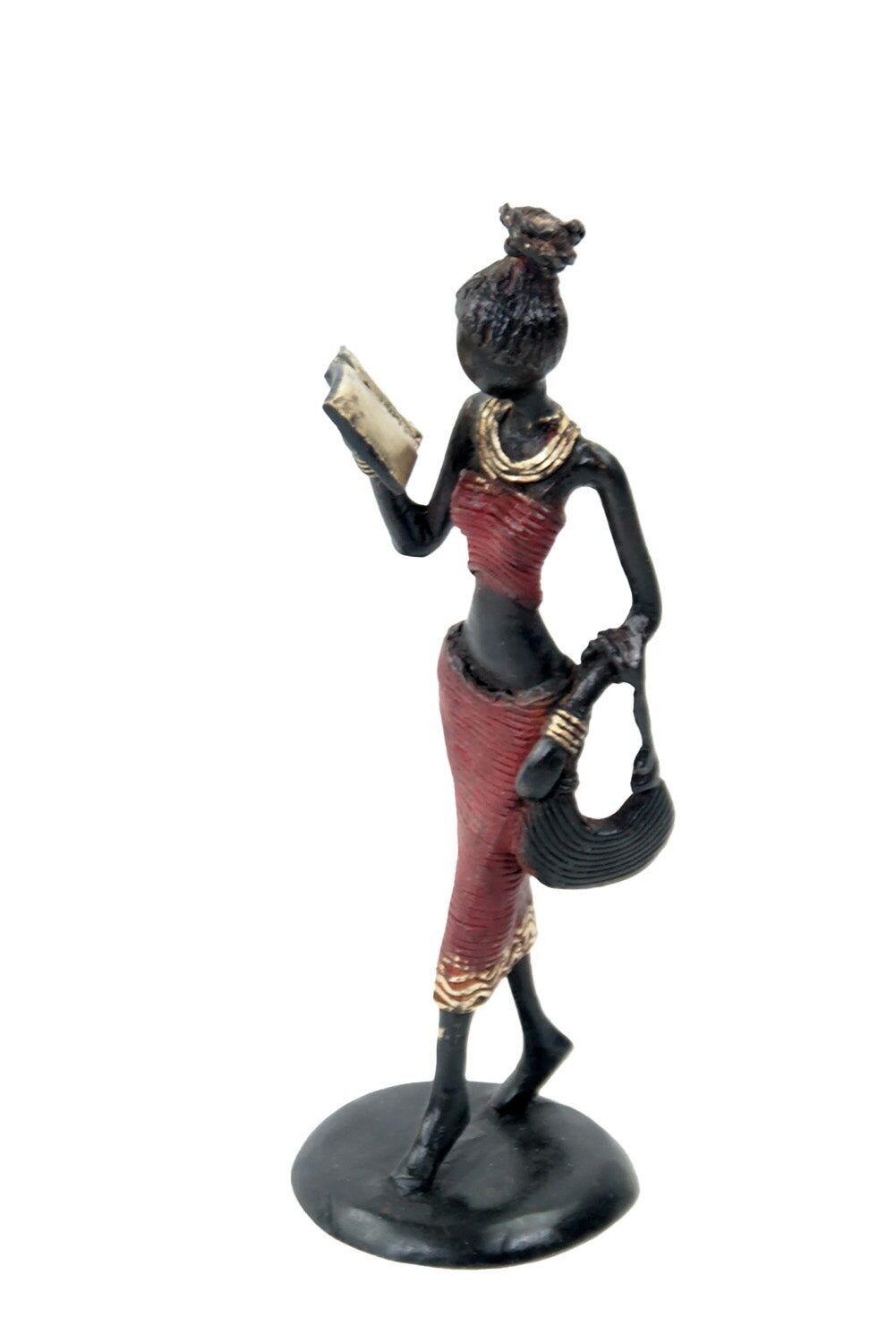 Bronzo Ibrahim Dermé 25 cm rosso n°1