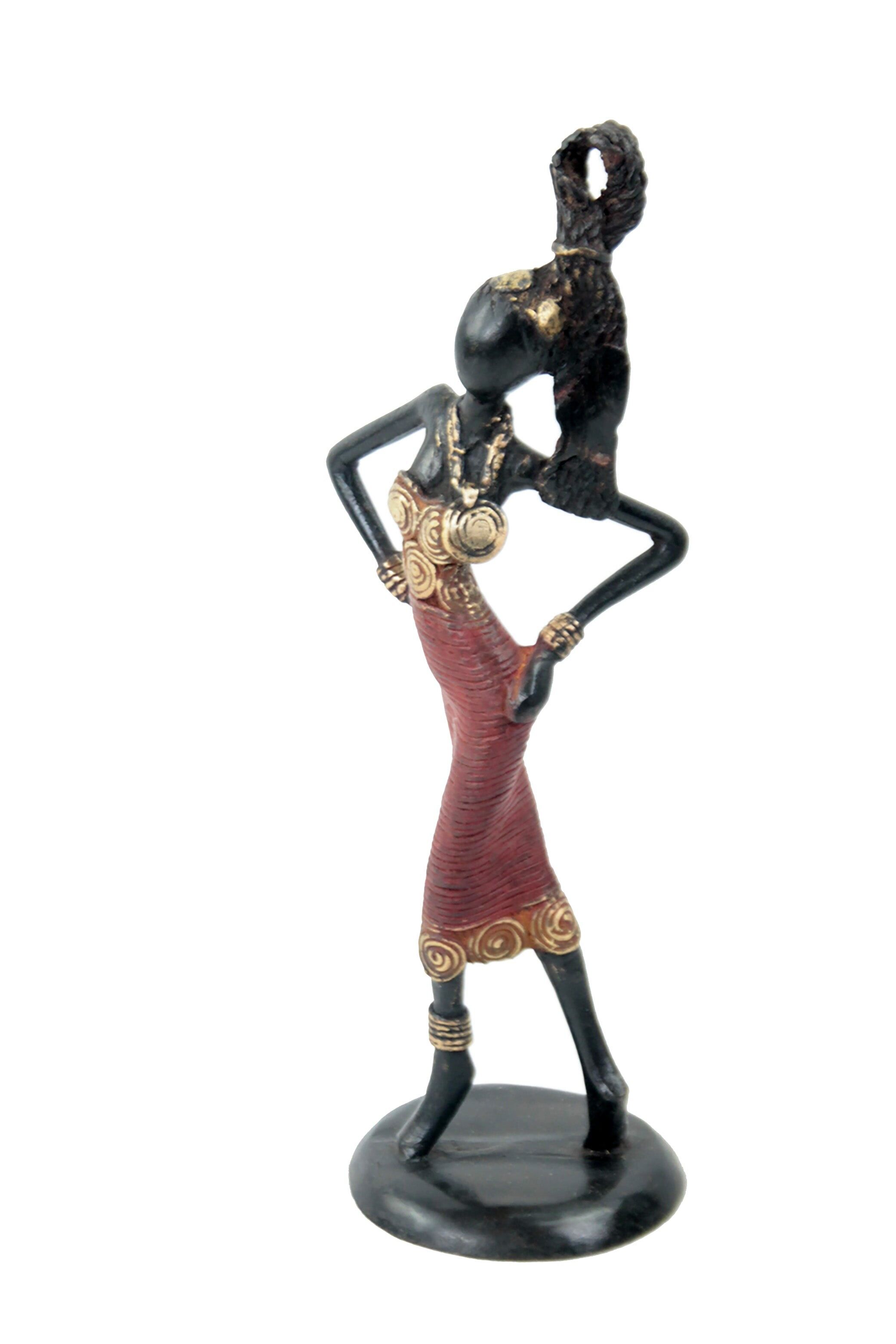 Bronzo Ibrahim Dermé 25 cm rosso n°4