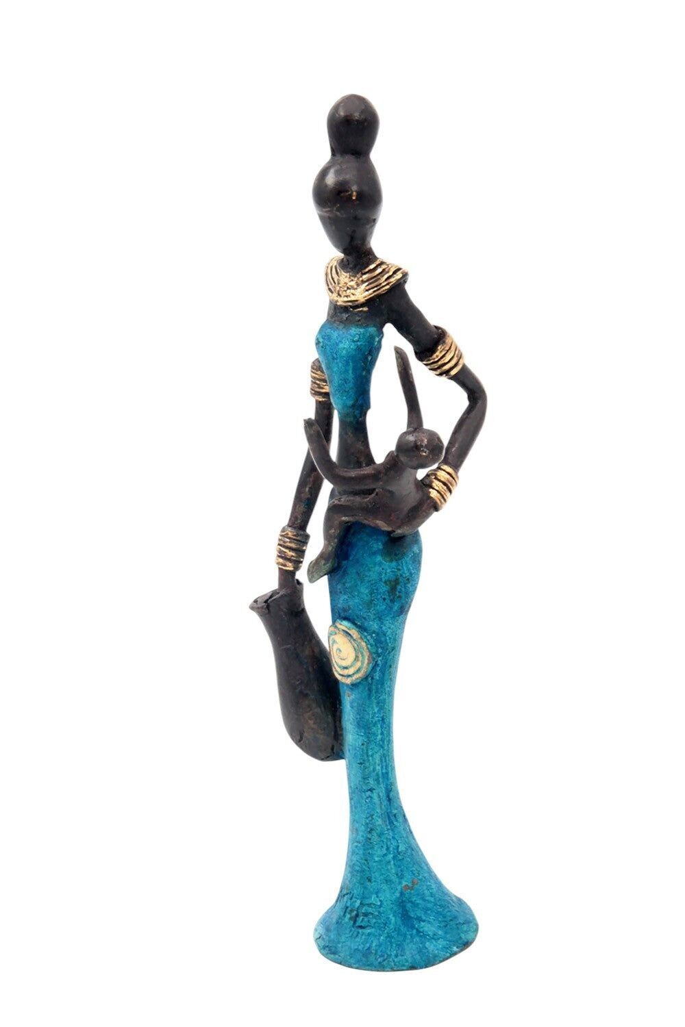 Bronzo Mohamadi Dermé 20 cm blu n°2