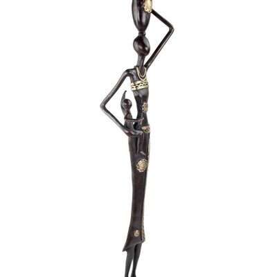 Bronze Moma 60 cm marron n°6