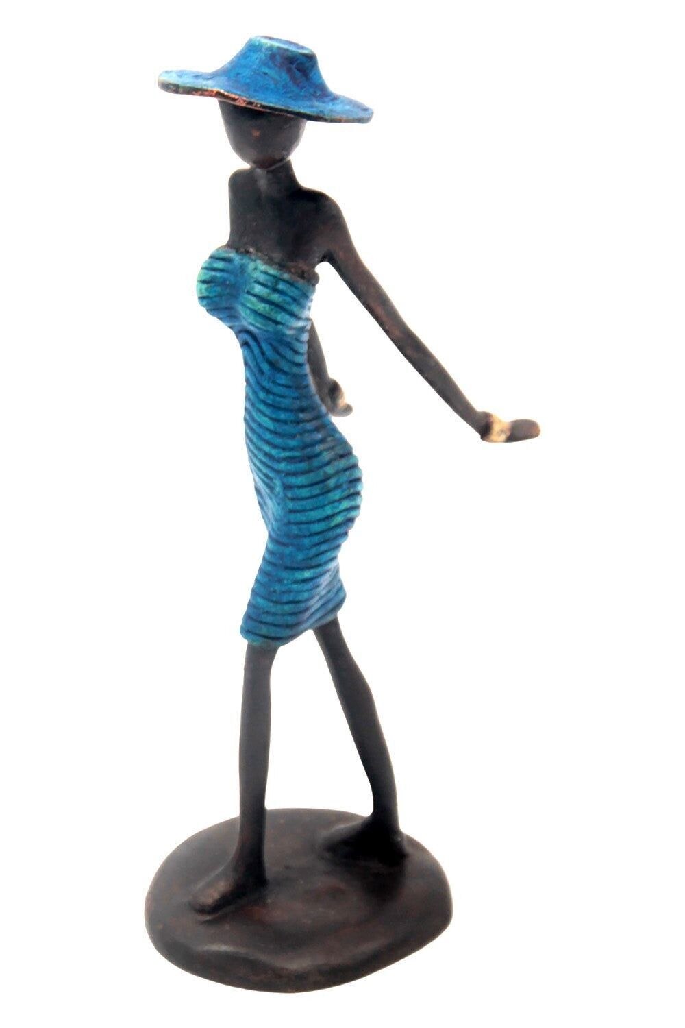 Bronzo Ibrahim Dermé 20 cm blu n°3