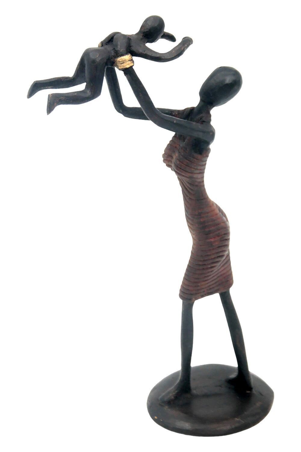 Bronzo Ibrahim Dermé 20 cm marrone n°8