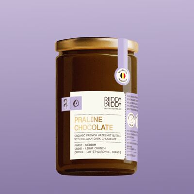 Praline Chocolate Nut Butter (Organic, Vegan, 260g)
