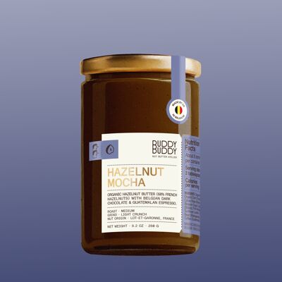 Hazelnut Mocha Butter (Organic, Vegan, 260g)