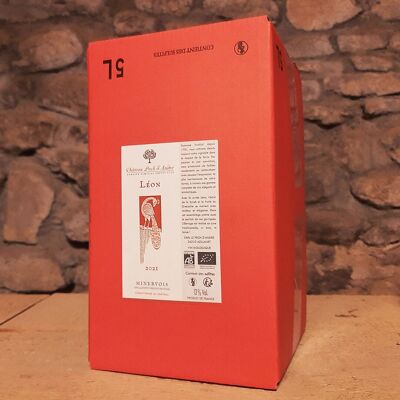 Léon (vino rosso biologico a cubetti - BiB)
