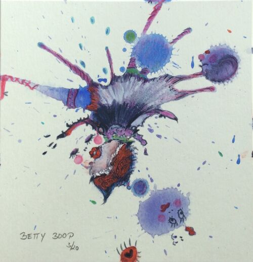 Betty Boop - Kunstdruck 14 x 14