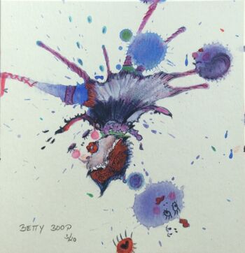 Betty Boop - impression d'Art 14 x 14