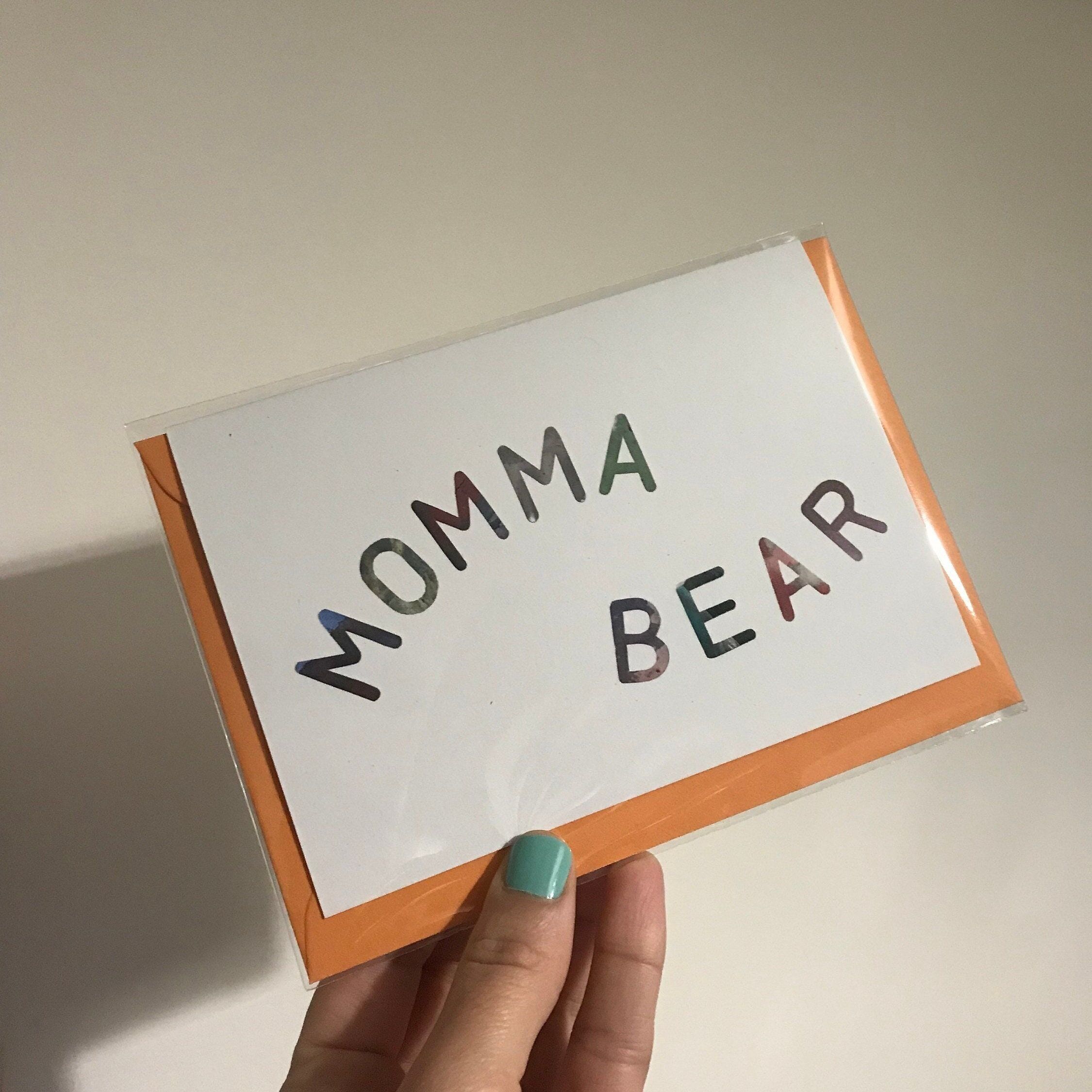 Mother's Day Card - Momma Bear
