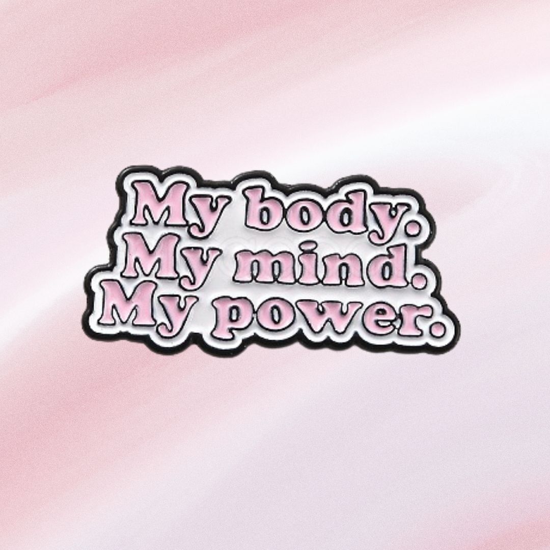 spilla funky con corpo del testo