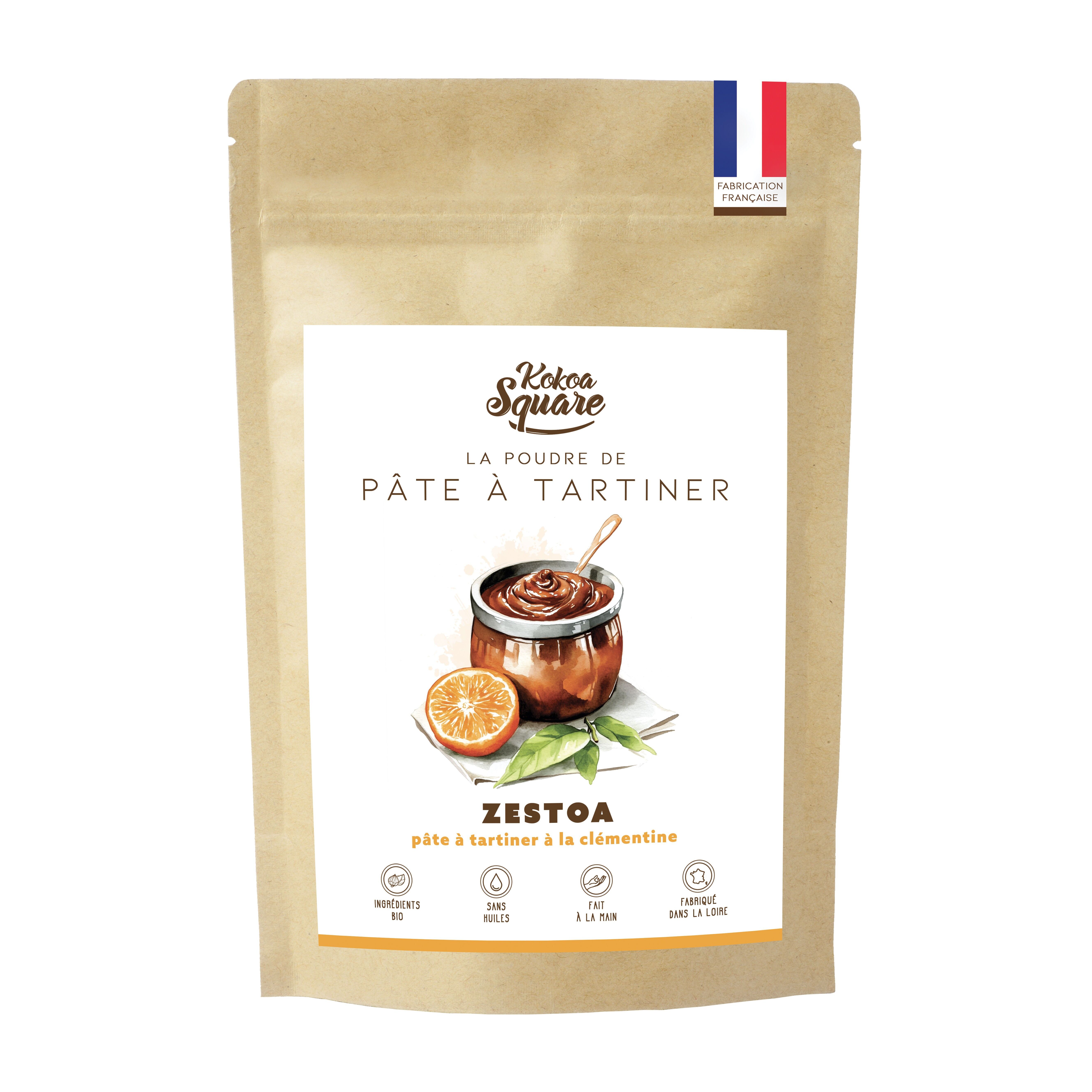 Crema spalmabile di clementine in polvere