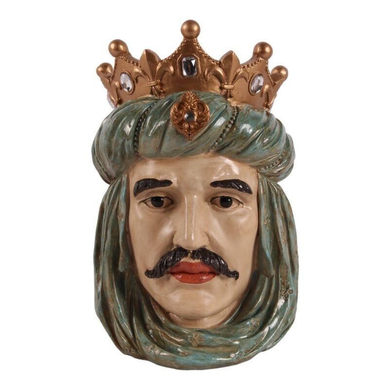 Abb.Mohrenkopf aus Kunstharz 25 cm