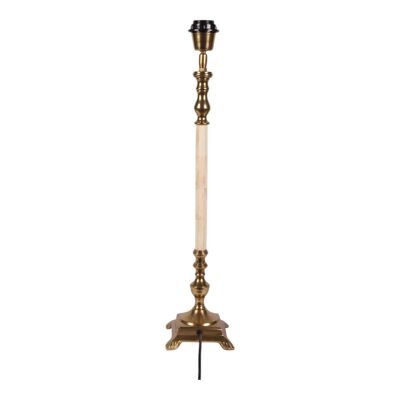Pied de lampe cuivre h.59 cm