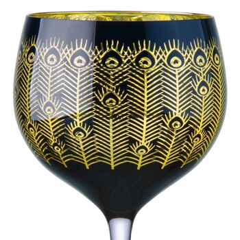 Lot de 2 verres à gin Midnight Peacock 10