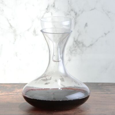 Carafe à vin rouge sommelier avec aérateur