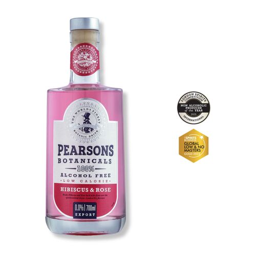 Boisson botanique Hibiscus et Rose – Alternative au Gin Sans alcool