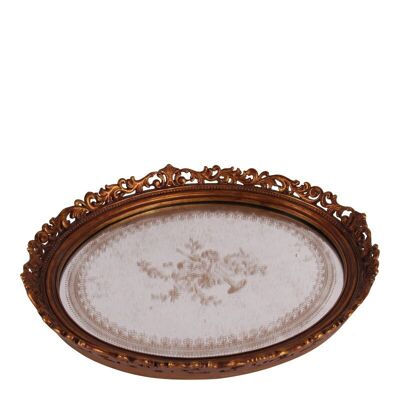 Tray oval resin 38.5