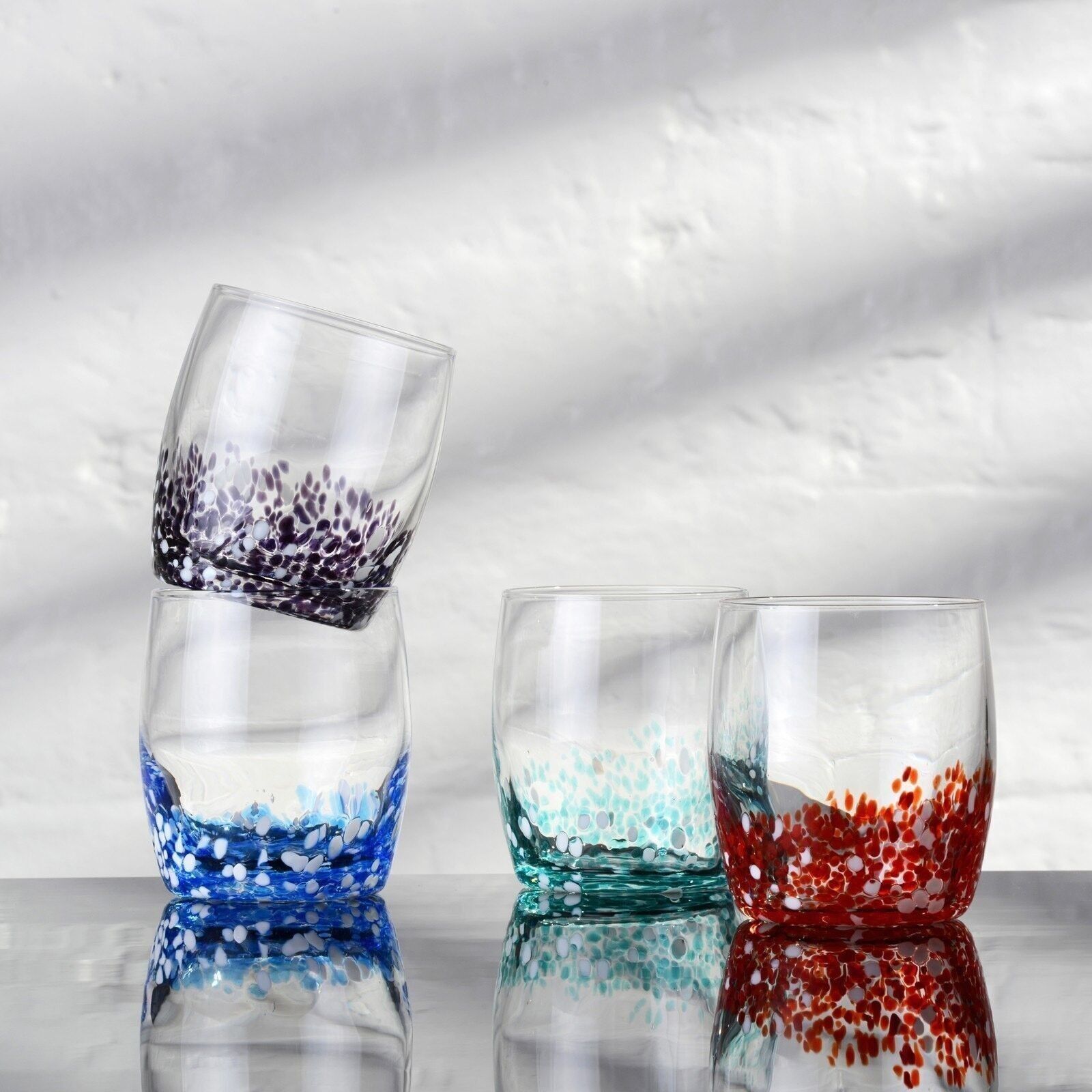 Set di 4 bicchieri Speckle DOF