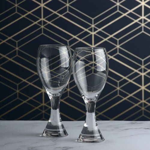 Set of 2 Manhattan Red Wine Glasses