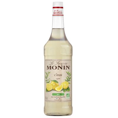 MONIN ORGANIC Lemon Syrup - 1L