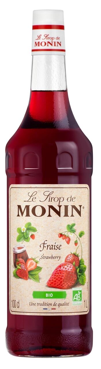 Sirop Fraise BIO MONIN - 1L