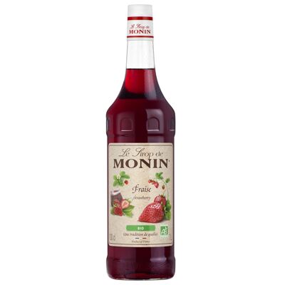 MONIN ORGANIC Strawberry Syrup - 1L