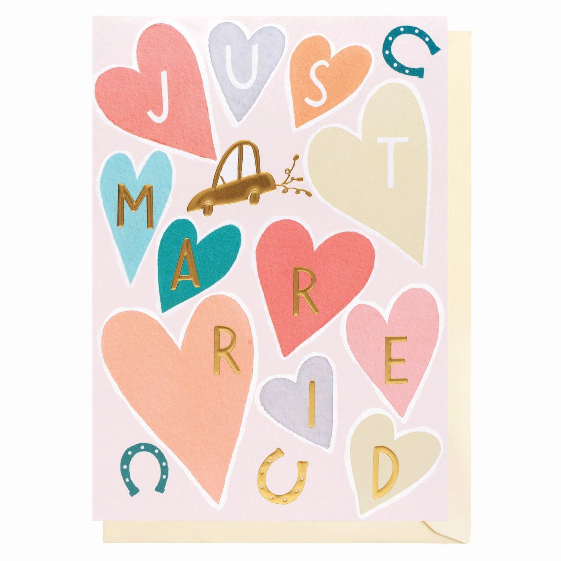 Frisch verheiratete Herzen