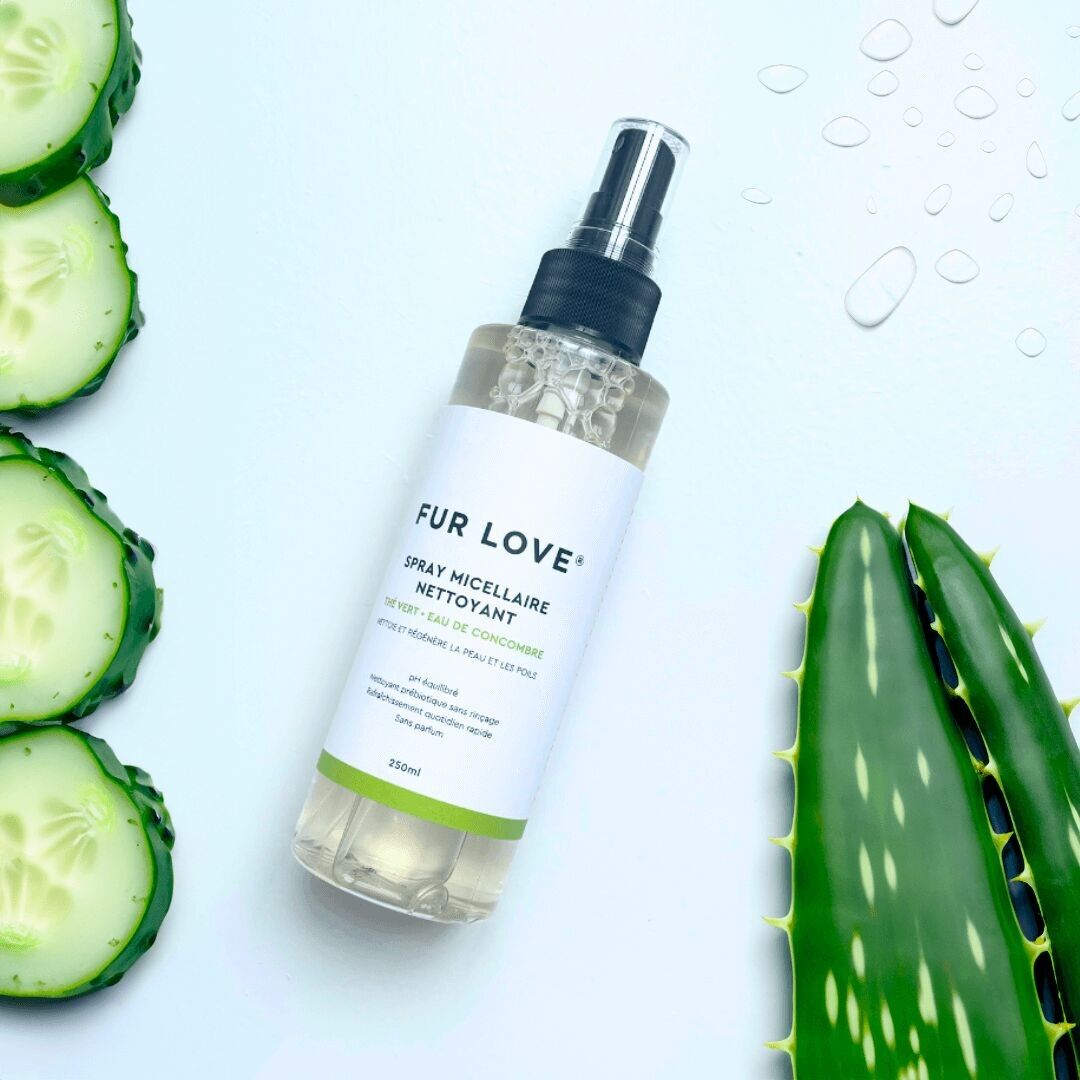 Acqua micellare detergente per cani