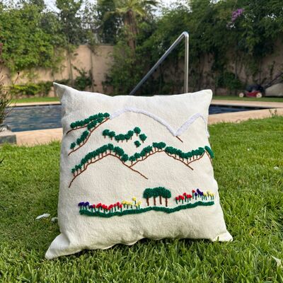 Coussin marocain, housse de coussin, coussin fait main.