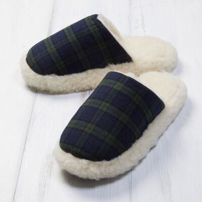 Chaussons Lee Valley - Tartan Vert Blackwatch (LV6)