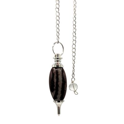 Pendulo de Shiva Lingam con punta