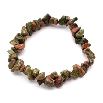 Bracelets Fragments de Pierres Précieuses - Jaspe Vert