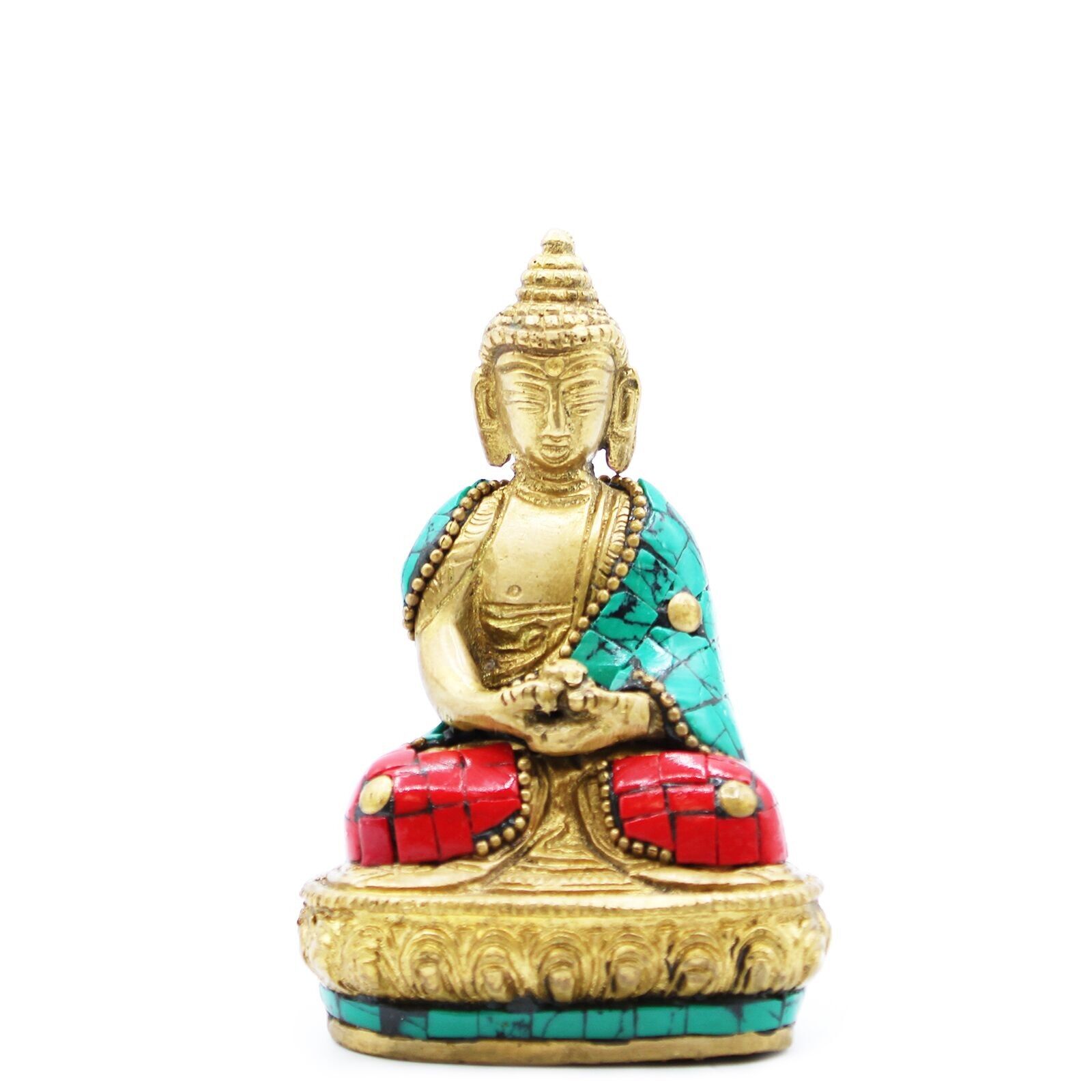 Buddhafigur aus Messing - Amitabha - 9.5cm