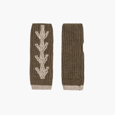 FRIZAR khaki mittens