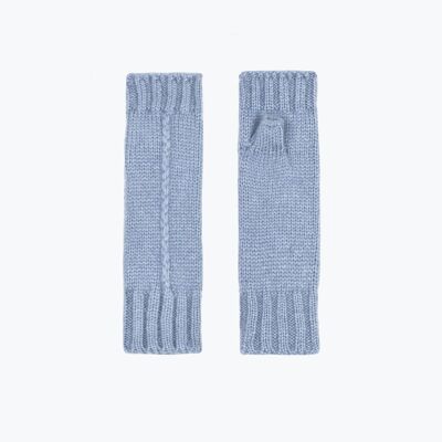 FROSTY denim mittens