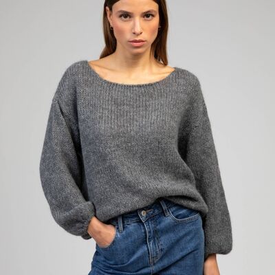 Maglione LABONITAMA grigio cat