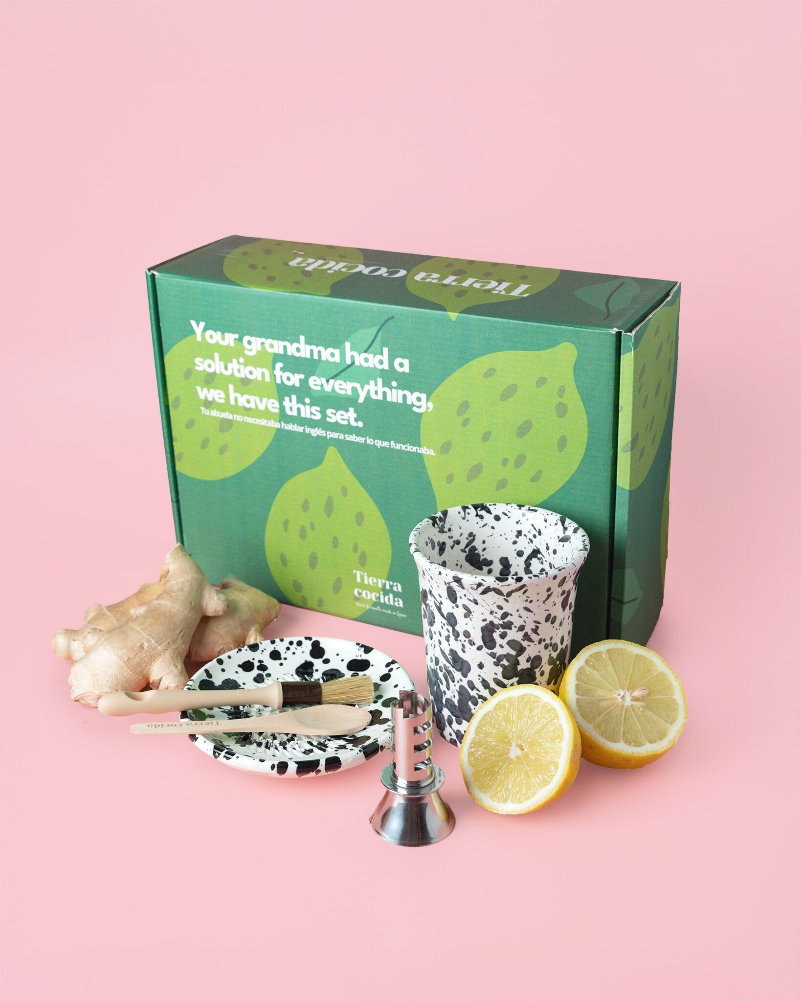 Set Infuso Zenzero e Limone. Regalo originale